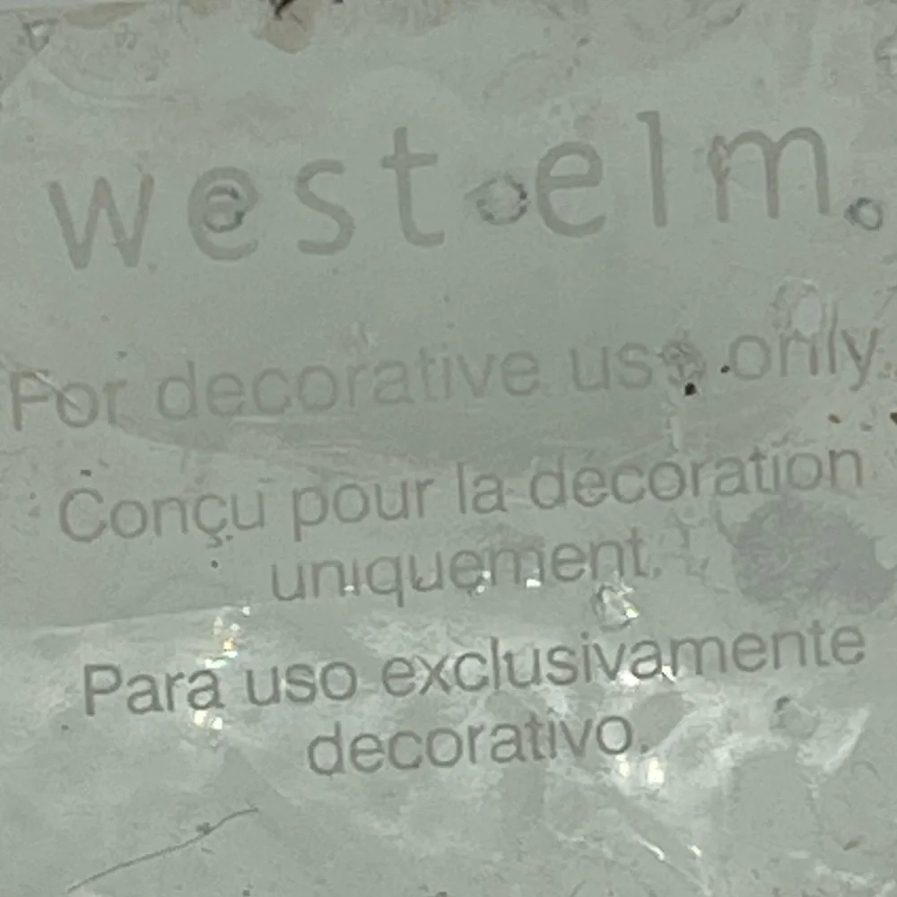 West Elm: Hand Blown Sea Turtle Clear Glass Paperweight with Bullicante Bubbles